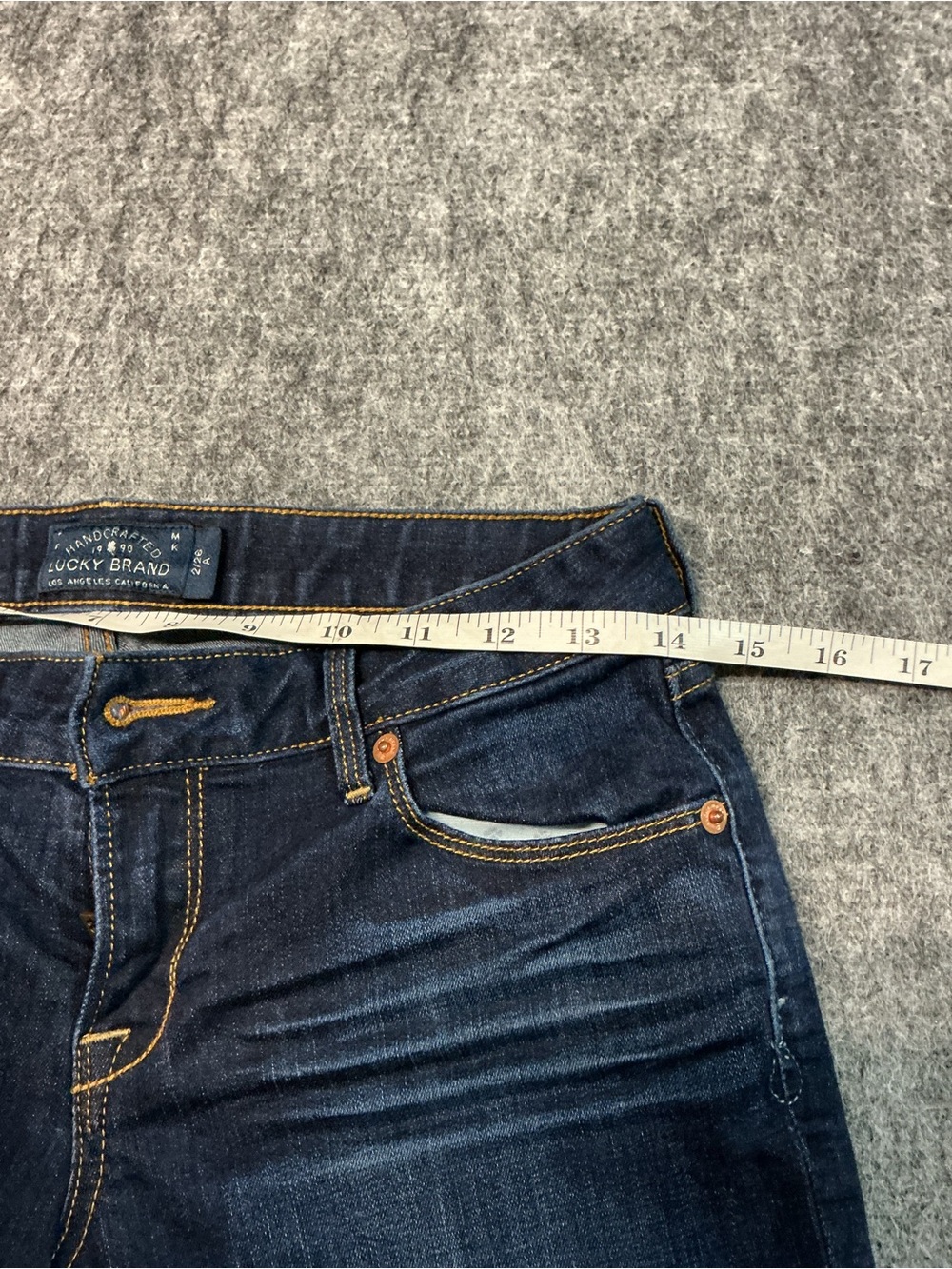 Lucky Brand Hayden Skinny Jeans Women’s Size 2/26 Dark Wash Denim - Picture 7 of 11